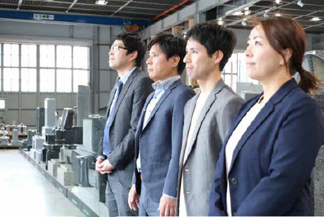 セールススタッフがお客様を素早くフォロー